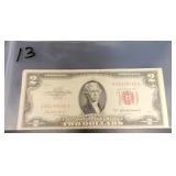 1953A RED SEAL $2 BILL