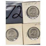 (3)1979 SUSAN B. ANTHONY $1 COINS