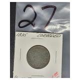 1835 1/2 CENT UNITED STATES COIN