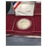 UNITED STATES MINT 1888 OLYMPIC 1OZ SILVER COIN