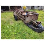 JOHN DEERE 3PT. MANURE SPREADER FOR REPAIR/SCRAP