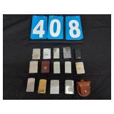 LARGE GROUP OF ZIPPO LIGHTERS