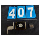 ZIPPO KNIFE, TAPE MEASURE & KEY CHAIN