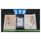 BASEBALL THEMED ADVERTISING & POSTAGE STAMPS