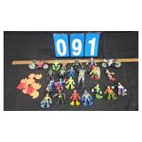 MIXED ACTION FIGURE TOY LOT
