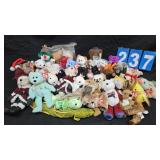 LARGE GROUP LOT OF VARIOUS TY BEANIE BABY TOYS