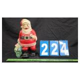 13.5' TALL CHALKWARE SANTA CLAUS BANK