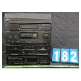 KENWOOD COMPONENT STEREO RECEIVER & TURN TABLE