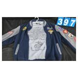 USMC VIETNAM WAR VARSITY JACKET SIZE LARGE