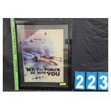 MAY THE FORCE BE WITH YOU PRINT STAR WARS