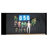 GROUP OF VARIOUS ACTION FIGURES & NINJA TURTLES