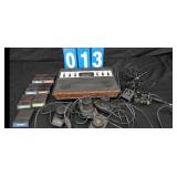 ATARI GAME SYSTEM WITH GAMES