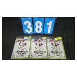 3 FACTORY SEALED TRIPLE PLAY 2 XBOX GAMES
