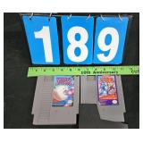 (2) ORIGINAL NINTENDO VIDEO GAMES