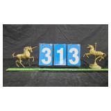 FIGURAL BRASS UNI CORNS