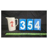 SEAGRAM'S 7 CERAMIC DRINK PITCHER