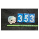 CERAMIC ANTHROPOMORPHIC PIG COIN BANK