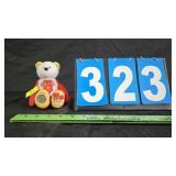 INDIANA 19TH STATE BEANIE BEAR & STATE QUARTER