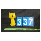 CERAMIC FIGURAL CAT COIN BANK
