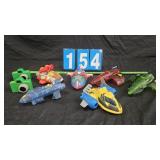 MIXED GROUP TOY ROCKET SHIPS MARVEL & MORE