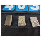 3 VARIOUS LIGHTERS INCLUDING MAC TOOLS