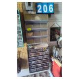 WALL MOUNTED ORGANIZERS WITH CONTENTS