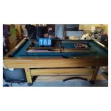 POOL TABLE & ACCESORIES