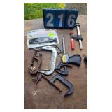 GROUP LOT OF VARIOUS CLAMPS