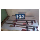 4 ADJUSTABLE WOOD CLAMPS