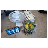 ELECTRIC FAN, PAER SHREDDER & FROGS