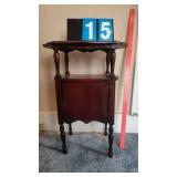 MAHAGANY SINGLE DOOR STAND