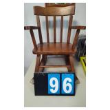 MAPLE CHILD'S ROCKING CHAIR