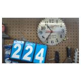 SEARS & ROEBUCK SHOP CLOCK