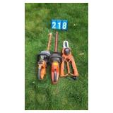 GROUP OF HEDGE & LIMB TRIMMERS