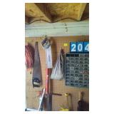 PEG BOARD CONTENTS, TOOLS & ORGANIZER