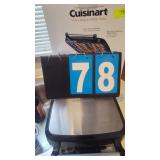 CUISINART 4 SLICE WAFFLE MAKER IN BOX