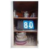 KITCHEN CUPBOARD CONTENTS TOP & BOTTOM