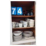 VERY LARGE PFALTZGRAFF DISH & CANISTER SET