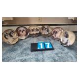 6 VARIOUS SHIHTZU COLLECTOR PLATES