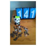 GROUP LOT OF VARIOUS COINS IN BANK