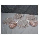 Beautiful Pink Despression Glass