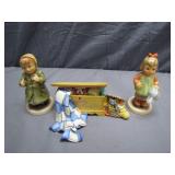 3 Small German Hummel Figurines