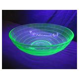 Vintage Uranuim Glass Bowl