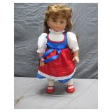 Nice Vintage Childrens Doll with Stand