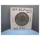 1964 U.S. Silver Kennedy Half Dollar