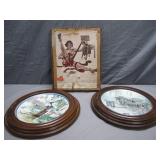 Vintage Oriental Wall Art