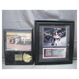 2 NASCAR Dale Earnhardt Wall Plaques