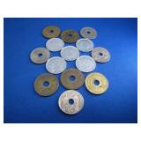 Assortment of Asian Coins