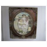 Stunning Grecian Athena the Goddess Ornate 3-D Art