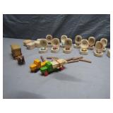 Vintage Wooden 80's Toys & Novelties